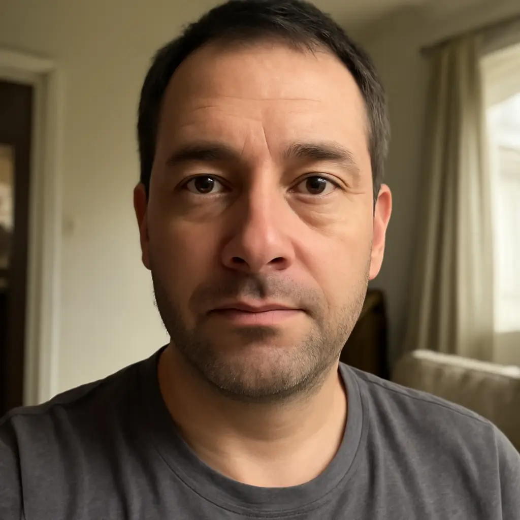 AI-generated fictional portrait