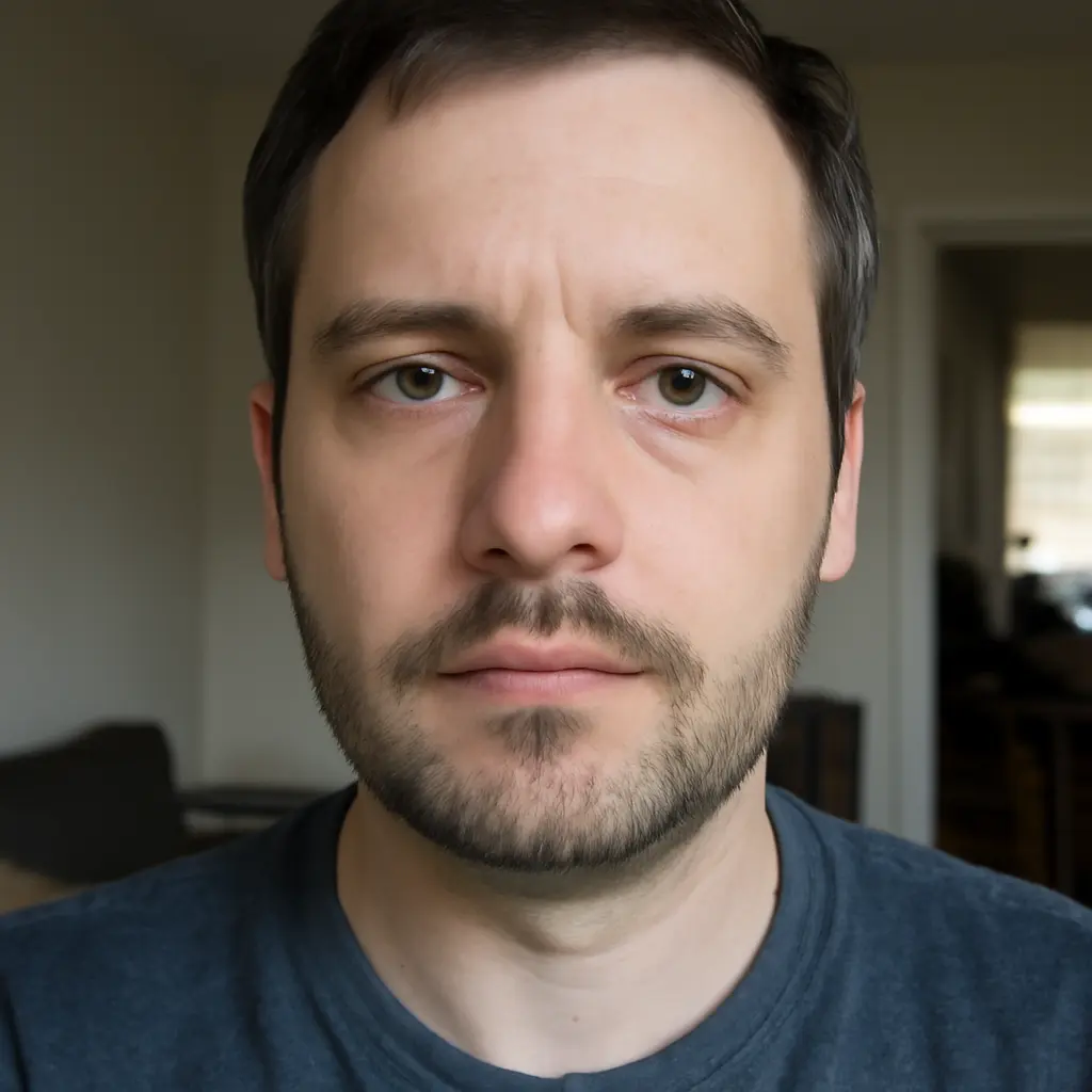 AI-generated fictional portrait
